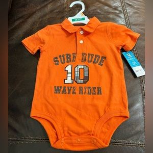 NWT Carter’s Collared Bodysuit